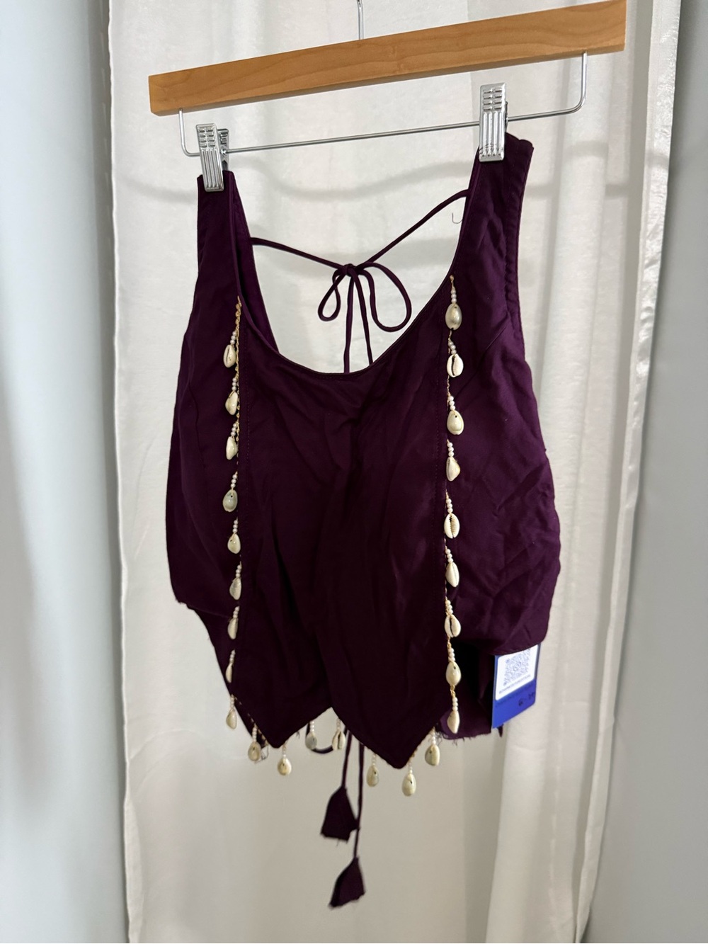 Sleeveless Purple Blouse